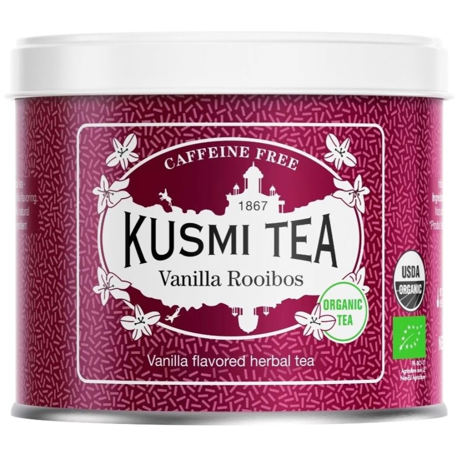 Kusmi Organic Vanilla Rooibos 100 g metallipurkki