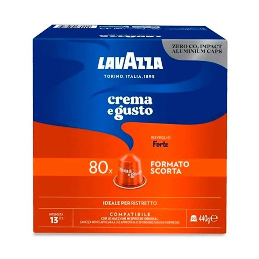 Lavazza Crema e Gusto Forte Nespresso-yhteensopiva kahvikapseli 80 kpl