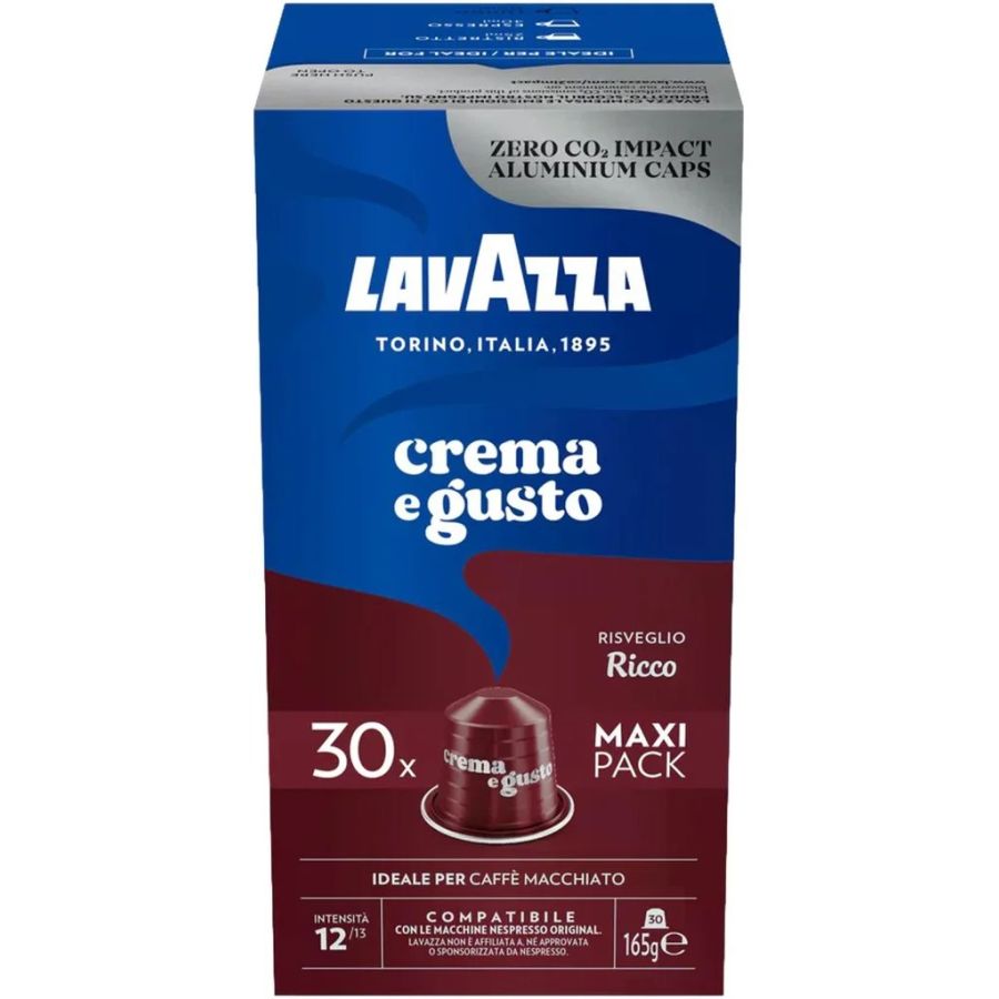 Lavazza Crema e Gusto Ricco Nespresso-yhteensopiva kahvikapseli 30 kpl