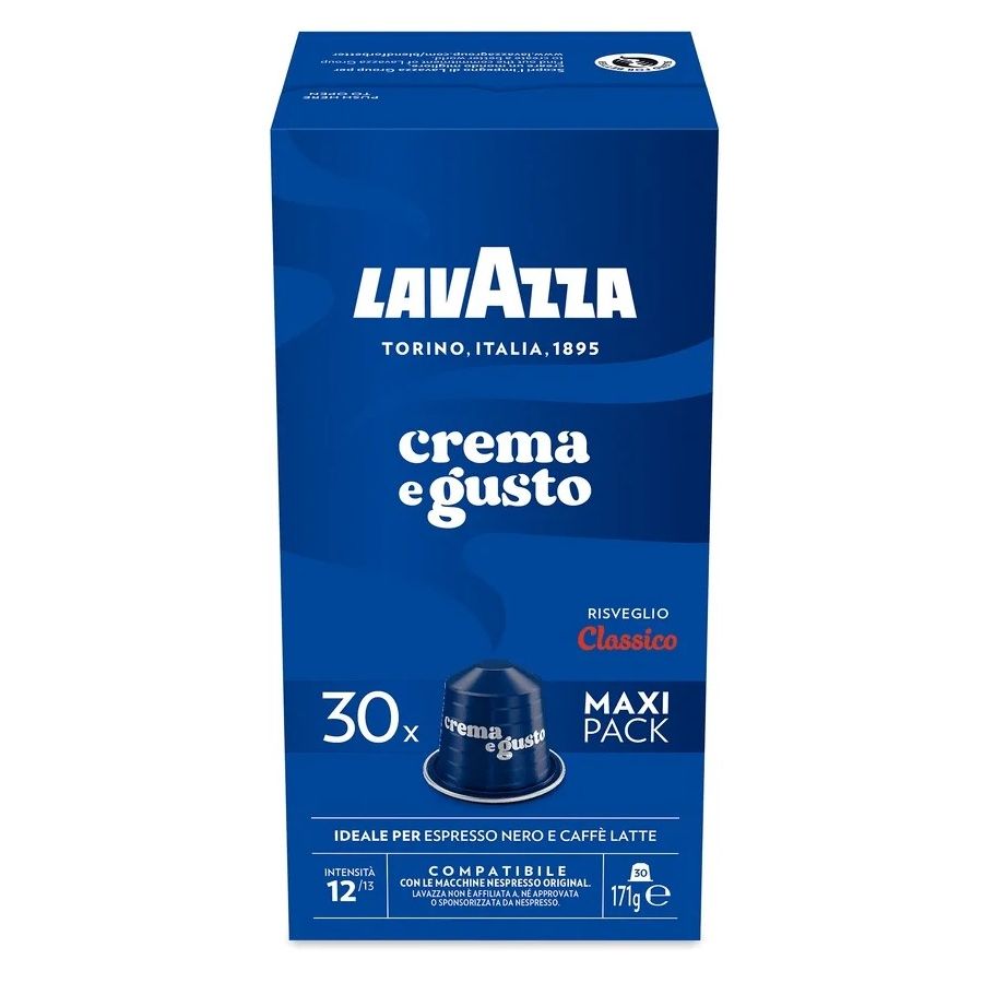 Lavazza Gusto Classico Nespresso-yhteensopiva kahvikapseli 30 kpl