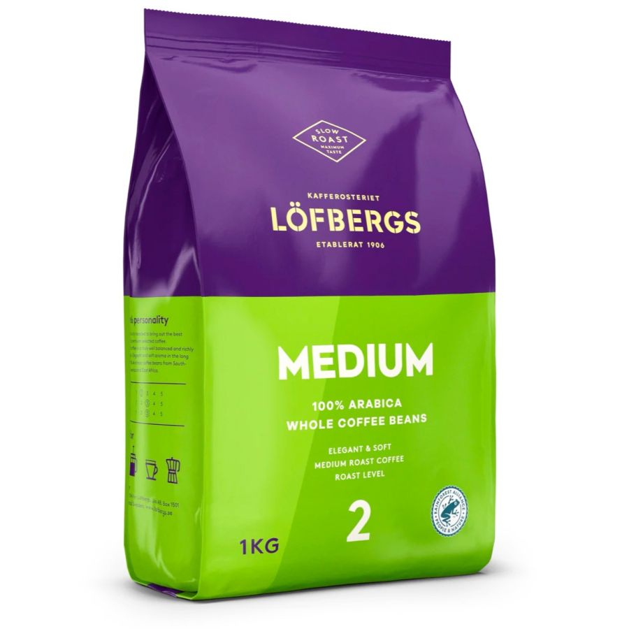 Löfbergs Medium Roast 1 kg kahvipavut
