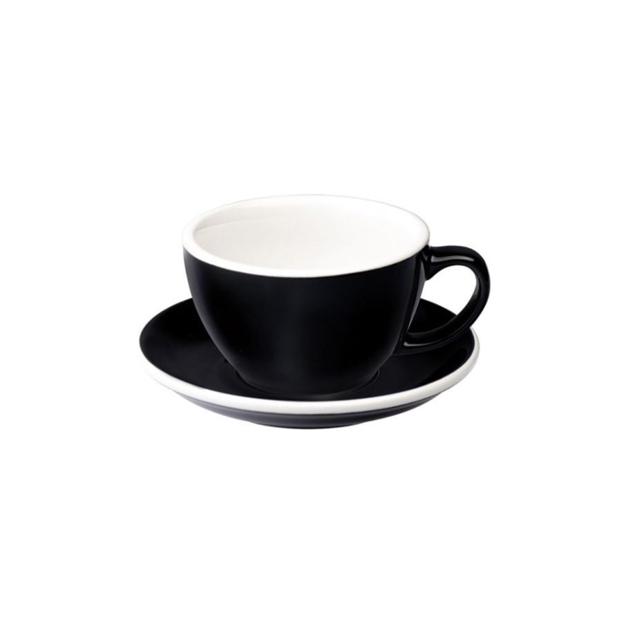 Loveramics Egg Black Cafe Latte Cup 300 ml