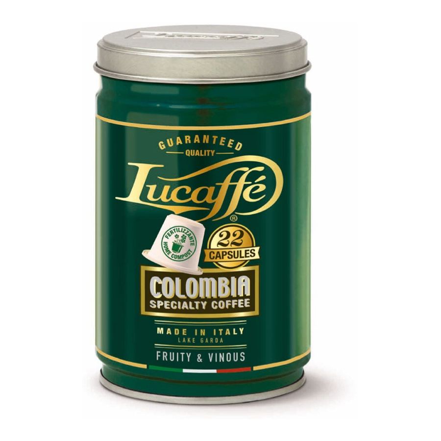 Lucaffé Colombia biohajoava Nespresso-yhteensopiva kahvikapseli 22 kpl