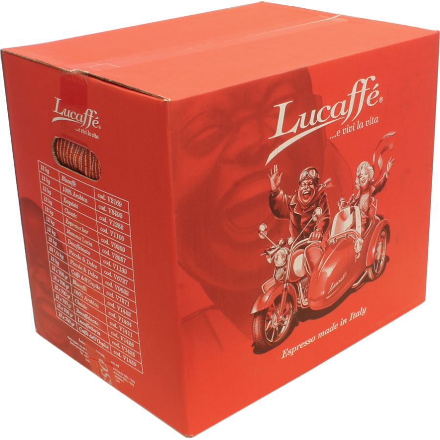 Lucaffé Mr. Exclusive 100 % Arabica kahvipavut 12 x 1 kg
