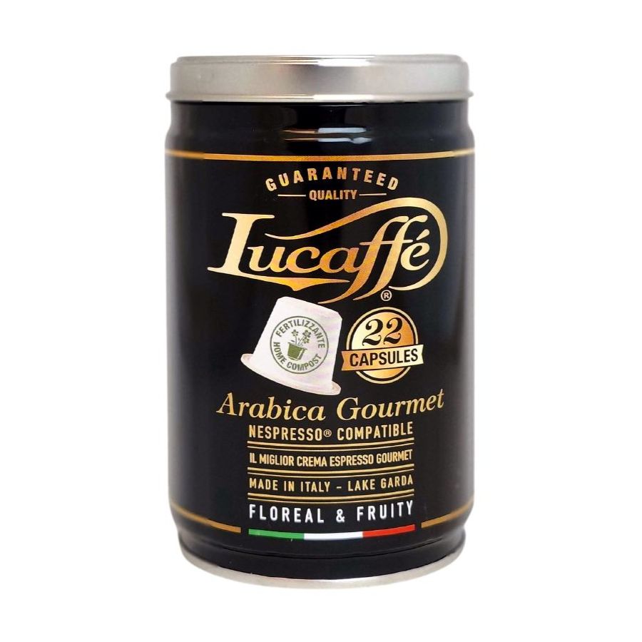 Lucaffé 100 % Arabica biohajoava Nespresso-yhteensopiva kahvikapseli 22 kpl