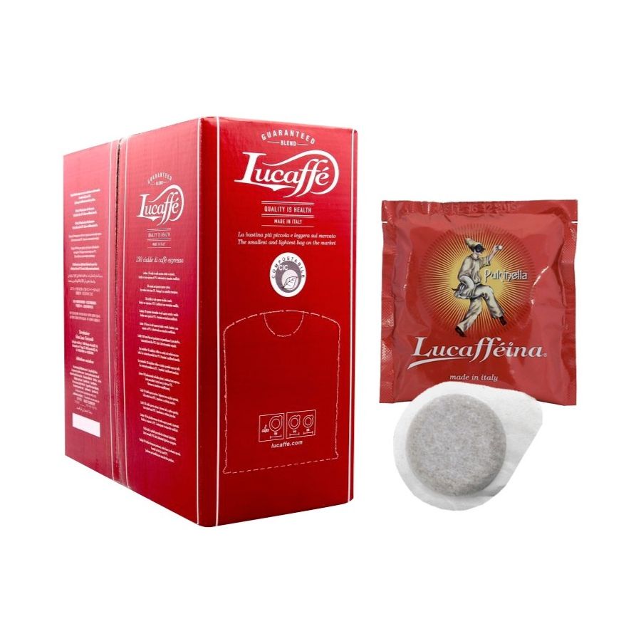 Lucaffé Pulcinella espresso pods 150 st