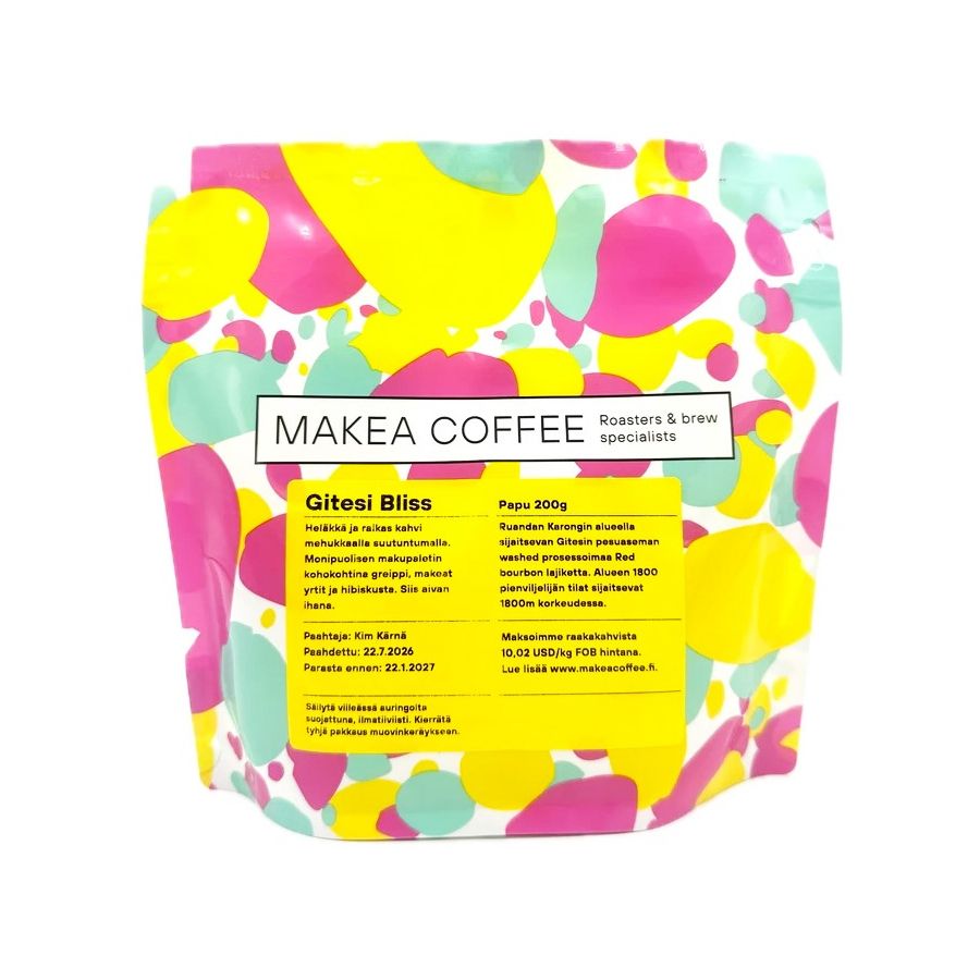 Makea Coffee Gitesi Bliss 200 g kahvipavut