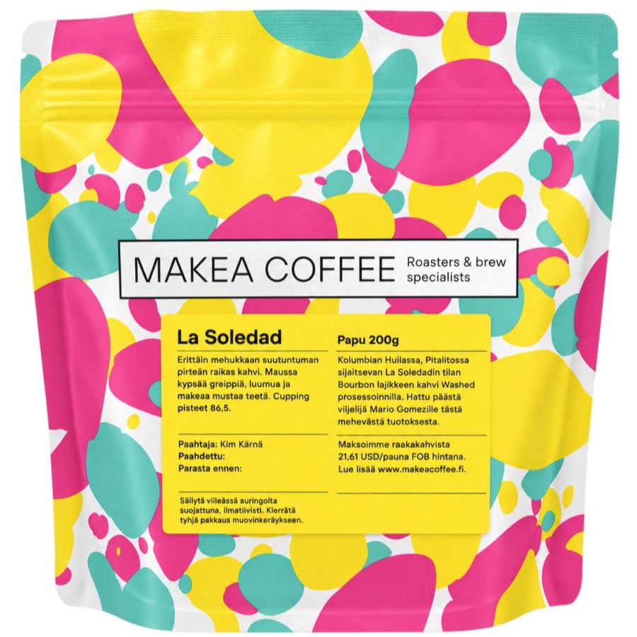 Makea Coffee La Soledad Colombia Bourbon 200 g kahvipavut