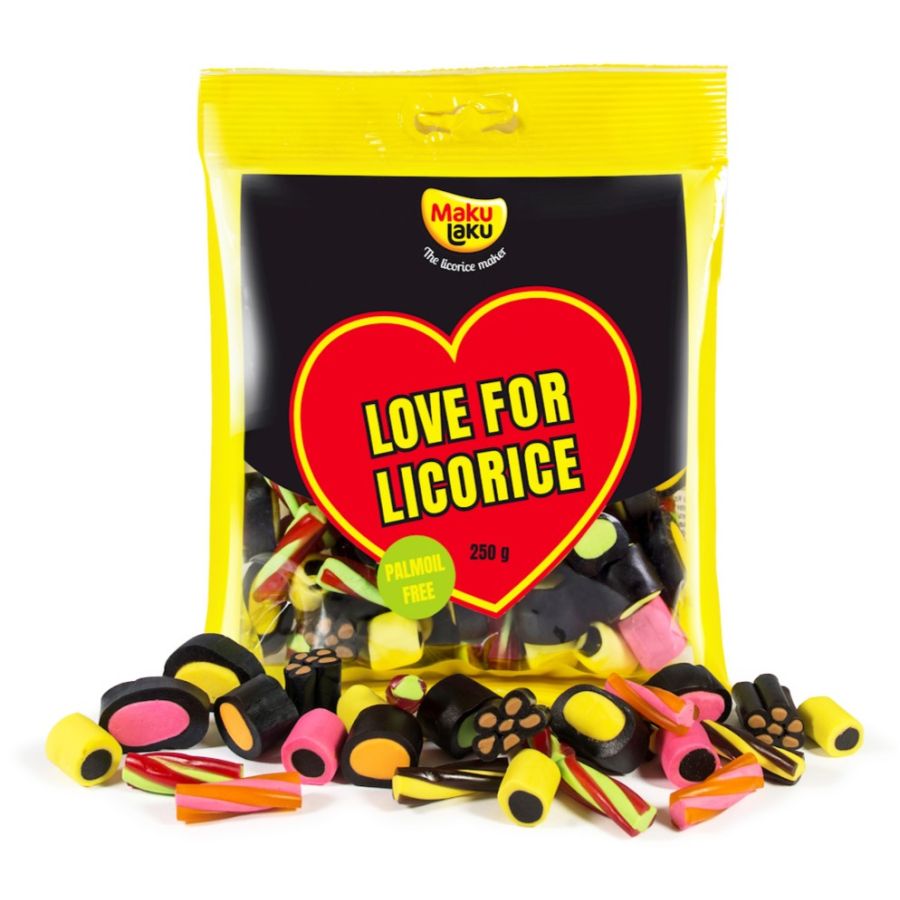 MakuLaku Love For Licorice täytelaku 250 g
