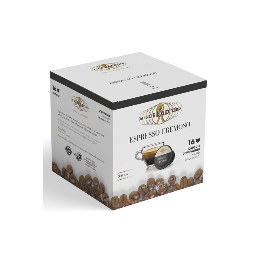 Miscela d'Oro Espresso Cremoso, Dolce Gusto®-yhteensopiva kahvikapseli, 16 kpl