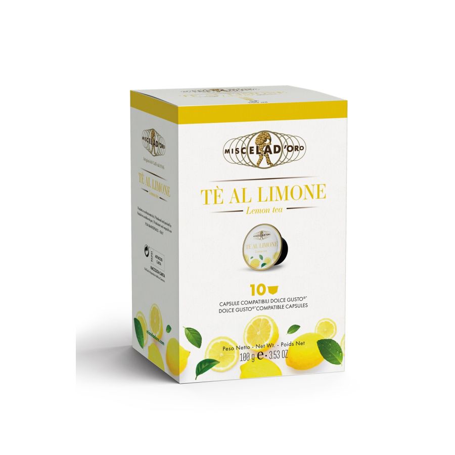 Miscela d'Oro Lemon Tea - Dolce Gusto®-yhteensopiva sitruunatee-kapseli 10 kpl