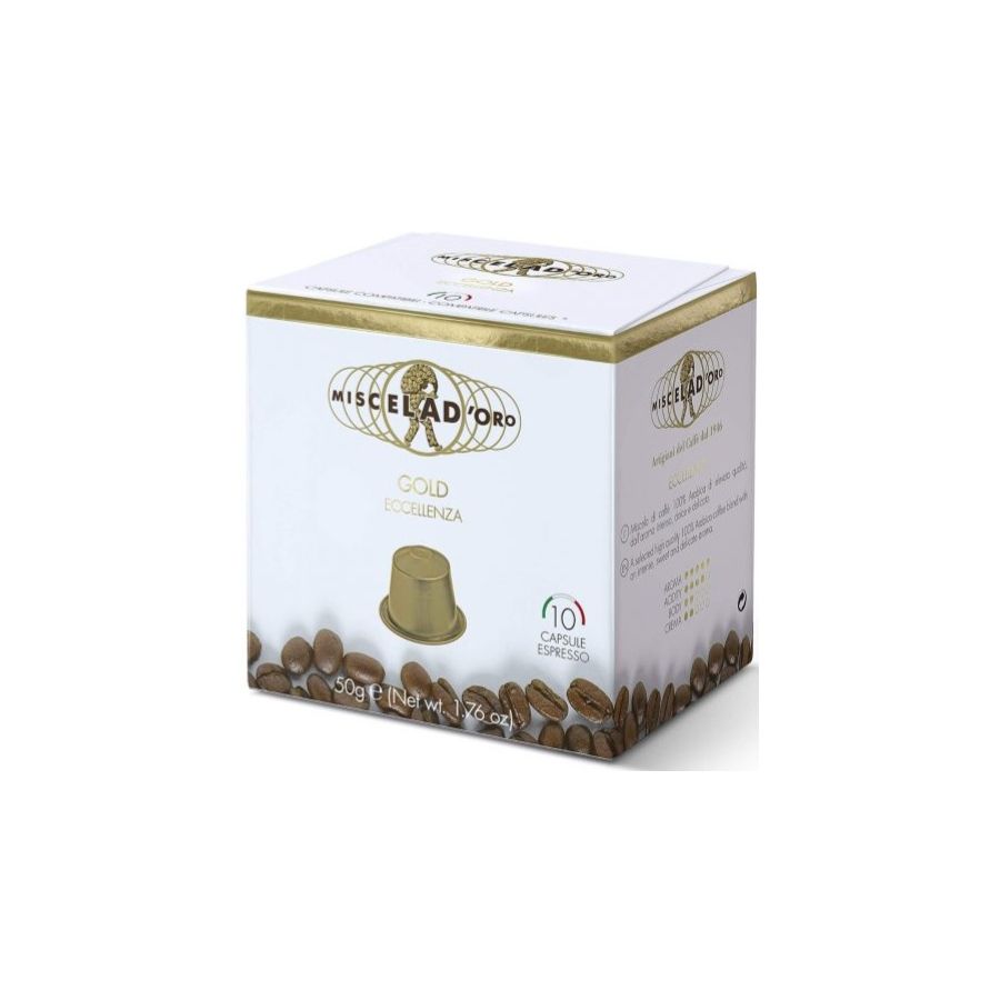 Miscela d'Oro Gold Nespresso-yhteensopiva kapseli 10 kpl