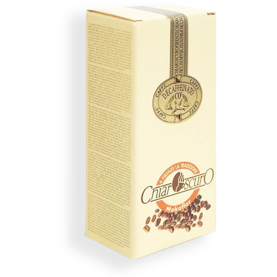 Mokaflor Chiaroscuro Decaffeinato CO2 kofeiinittomat kahvipavut 250 g