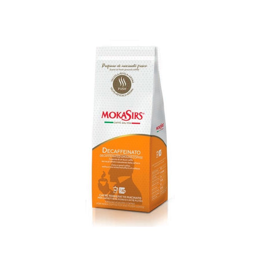 MokaSirs Decaffeinato kofeiiniton 180 g jauhettu kahvi