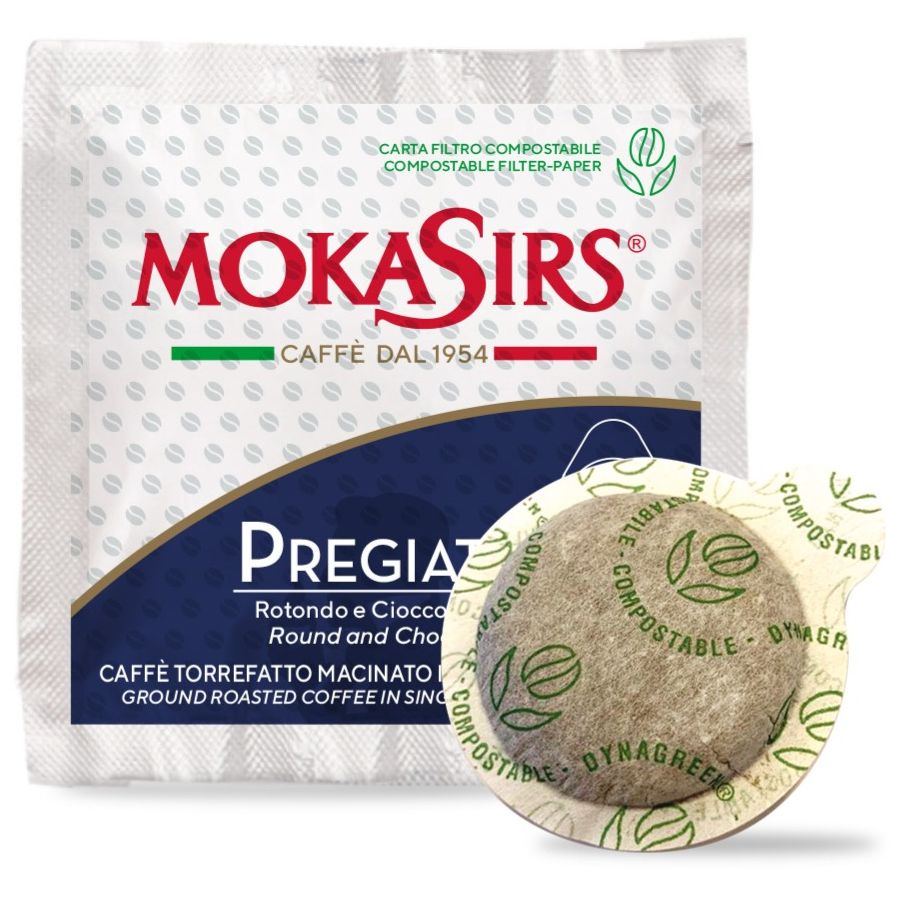 MokaSirs Pregiato Bidose Ø 52 mm espressonapit 100 kpl