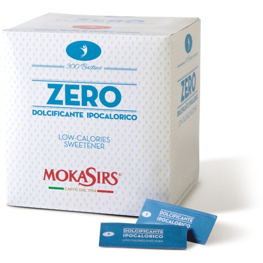 MokaSirs Low-Calorie Sweetener -sötningsmedel, 300 st. portionspåsar