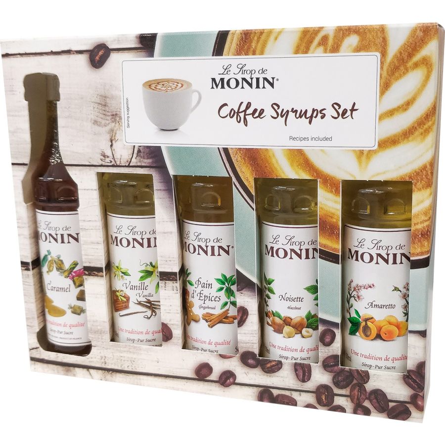 Monin Coffee Set 5 x 50 ml smaksirap
