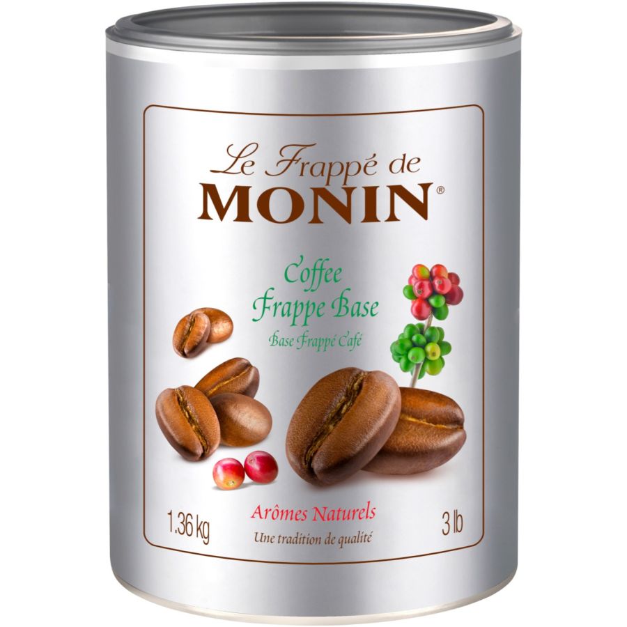 Monin Le Frappé Powder Base 1,36 kg, kahvi