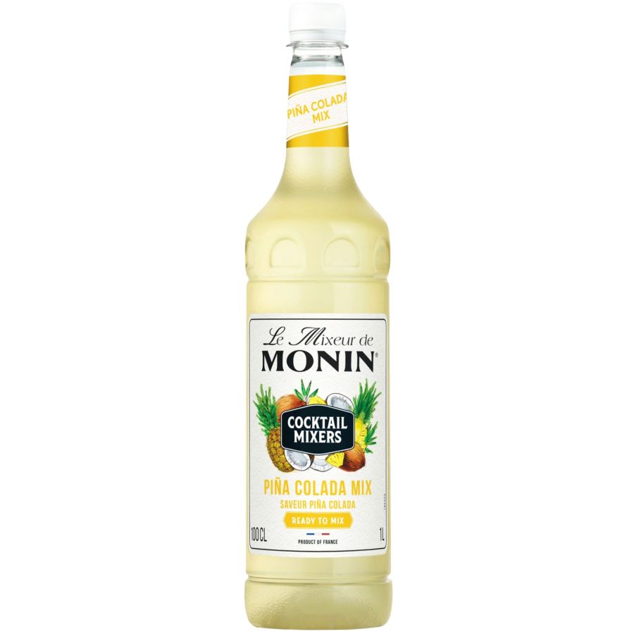 Monin Piña Colada Cocktail Mixer 1 l PET-pullo