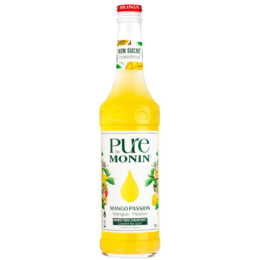 Pure by Monin Mango Passion ei lisättyä sokeria 700 ml