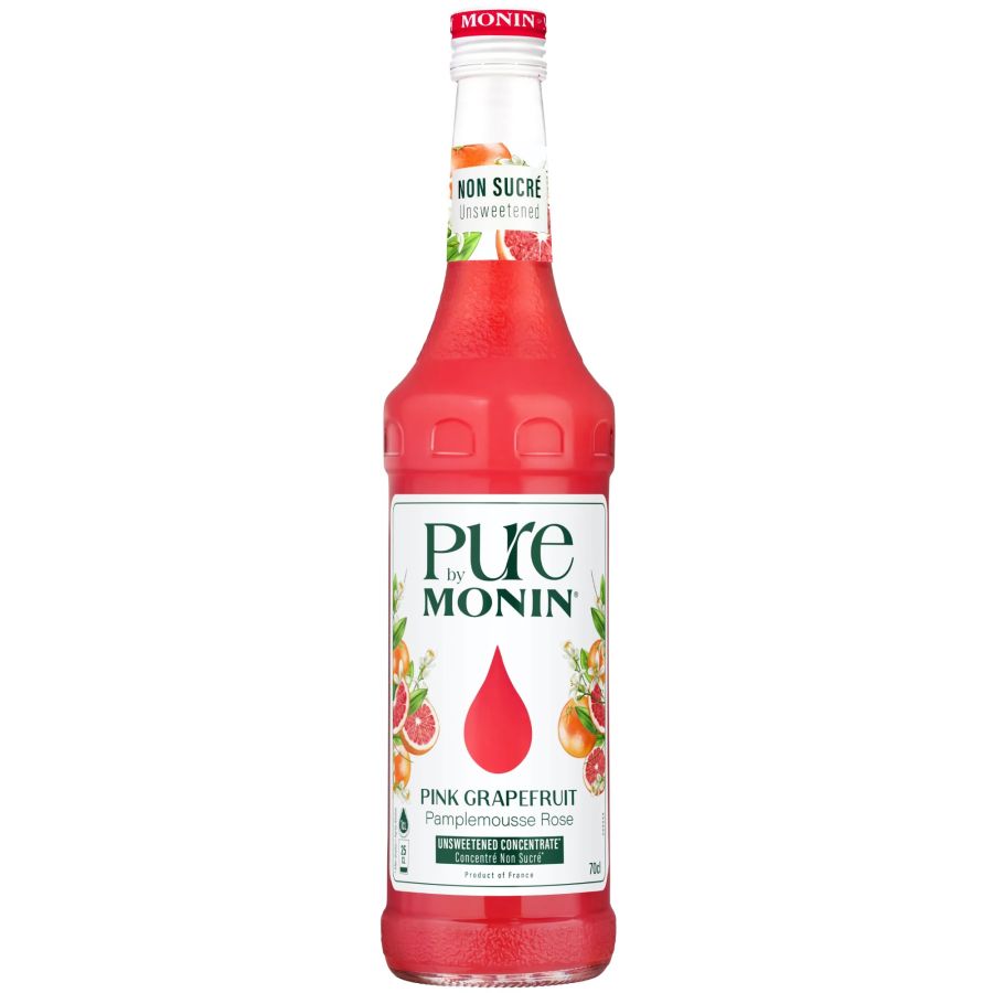 Pure by Monin Pink Grapefruit ei lisättyä sokeria 700 ml