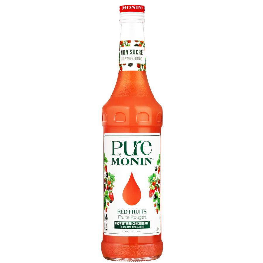 Pure by Monin Red Fruits ei lisättyä sokeria 700 ml