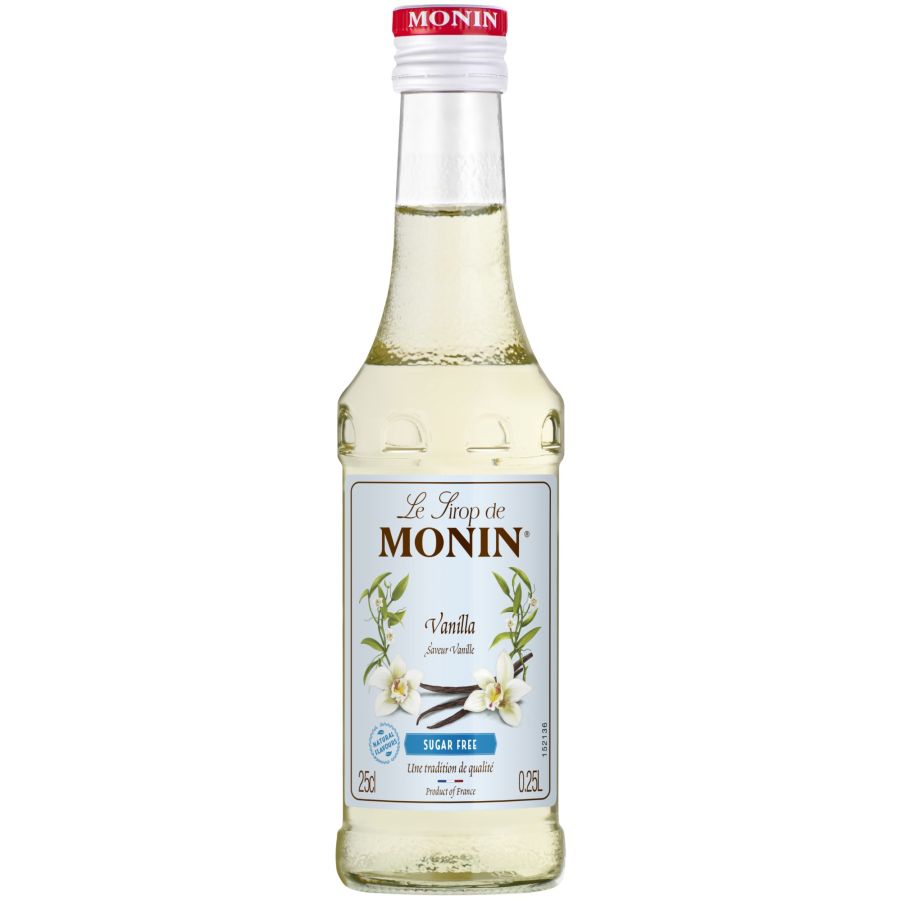Monin sokeriton Vanille makusiirappi 250 ml