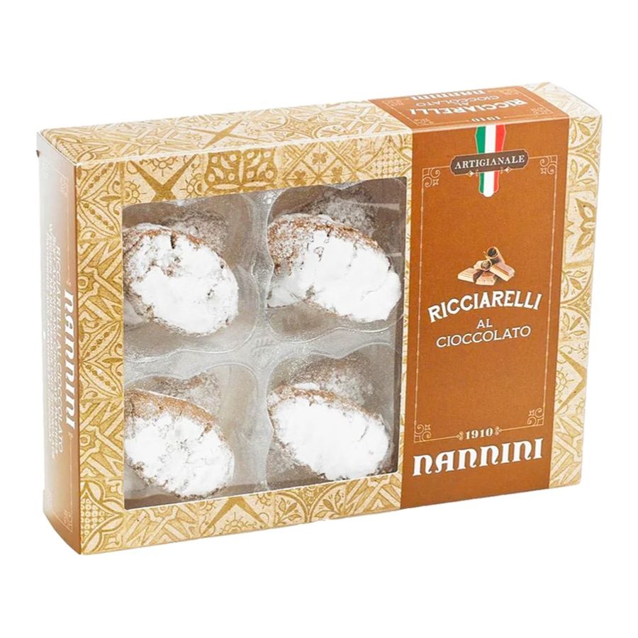 Nannini Ricciarelli pehmeät manteli- & suklaakakut 250 g
