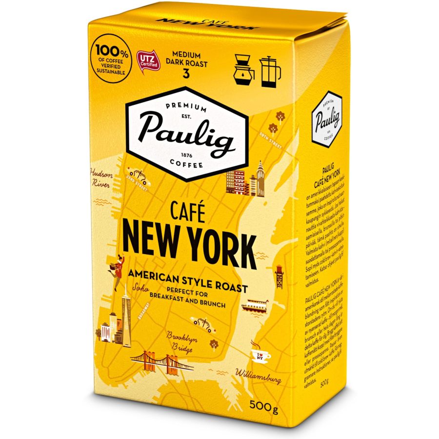 Paulig Café New York 500 g bryggmalet