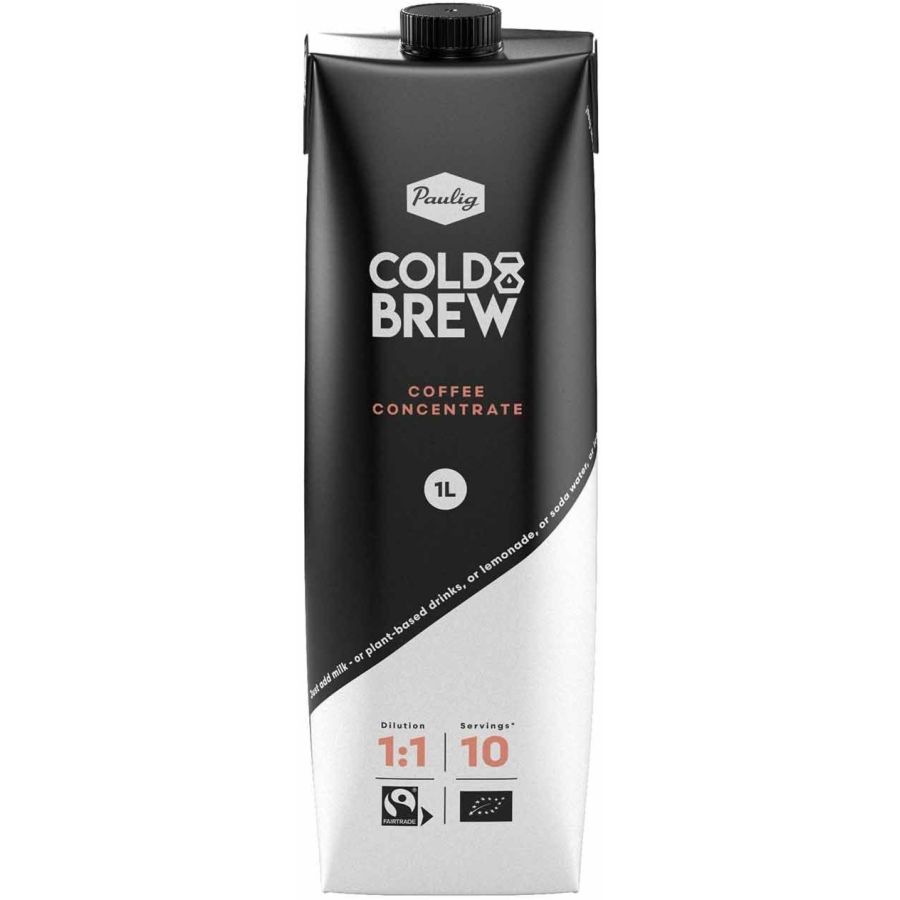 Paulig FTO Cold Brew kylmäuutettu kahvitiiviste 1 l
