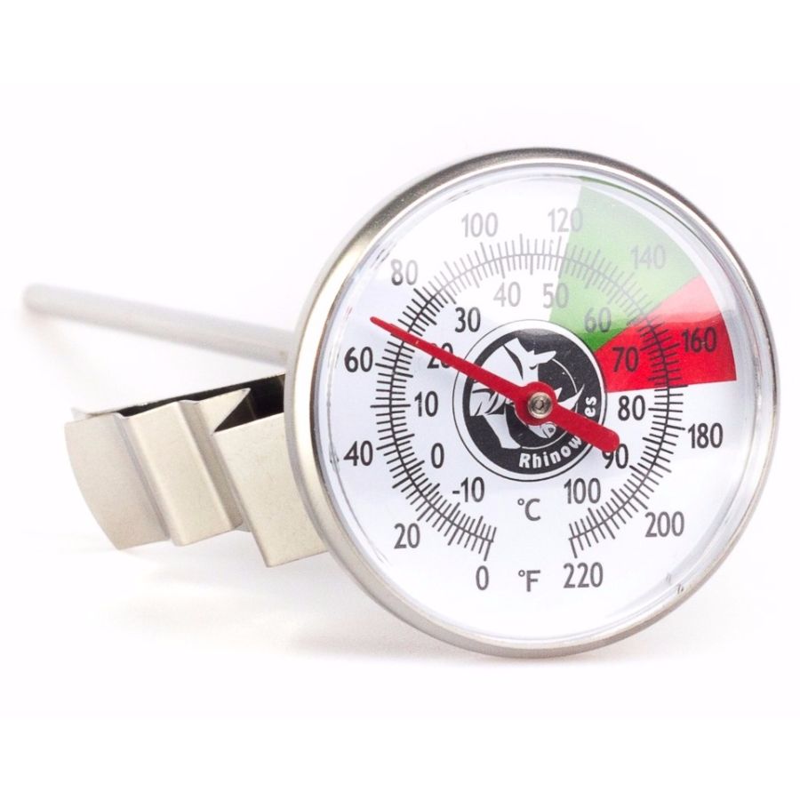 Rhinowares Long Thermometer mjölktermometer 18 cm