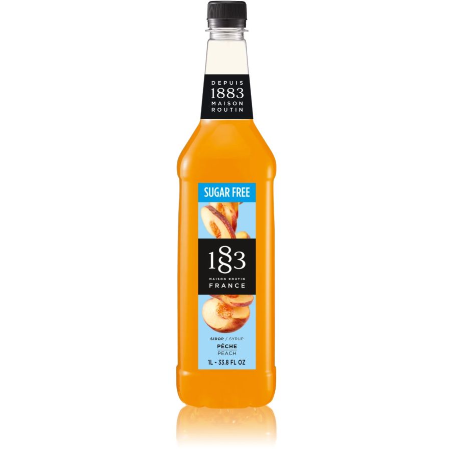 Maison Routin 1883 Sugar Free Peach sokeriton makusiirappi 1000 ml