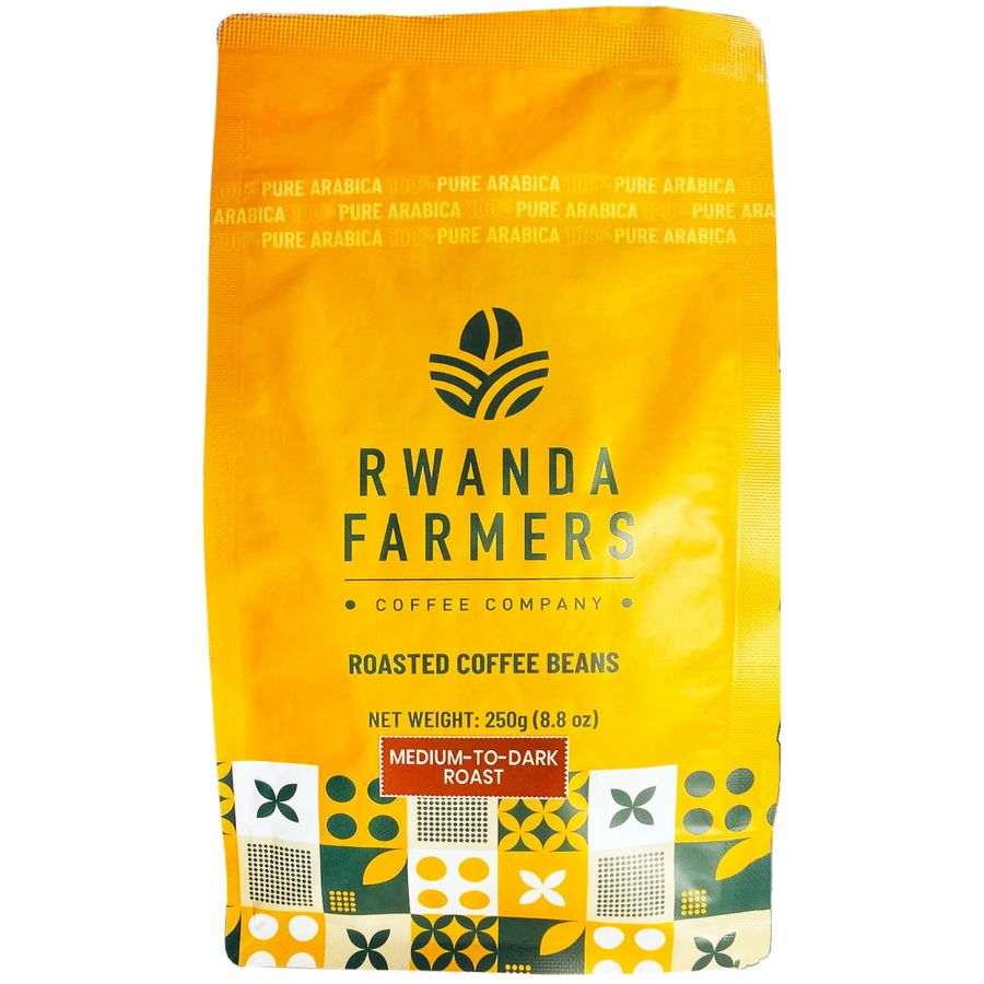 Rwanda Farmers Medium-to-Dark Roast 250 g Coffee Beans