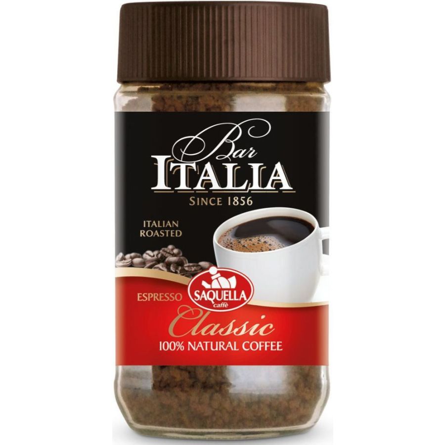 Saquella Bar Italia Espresso Classical snabbkaffe 100 g