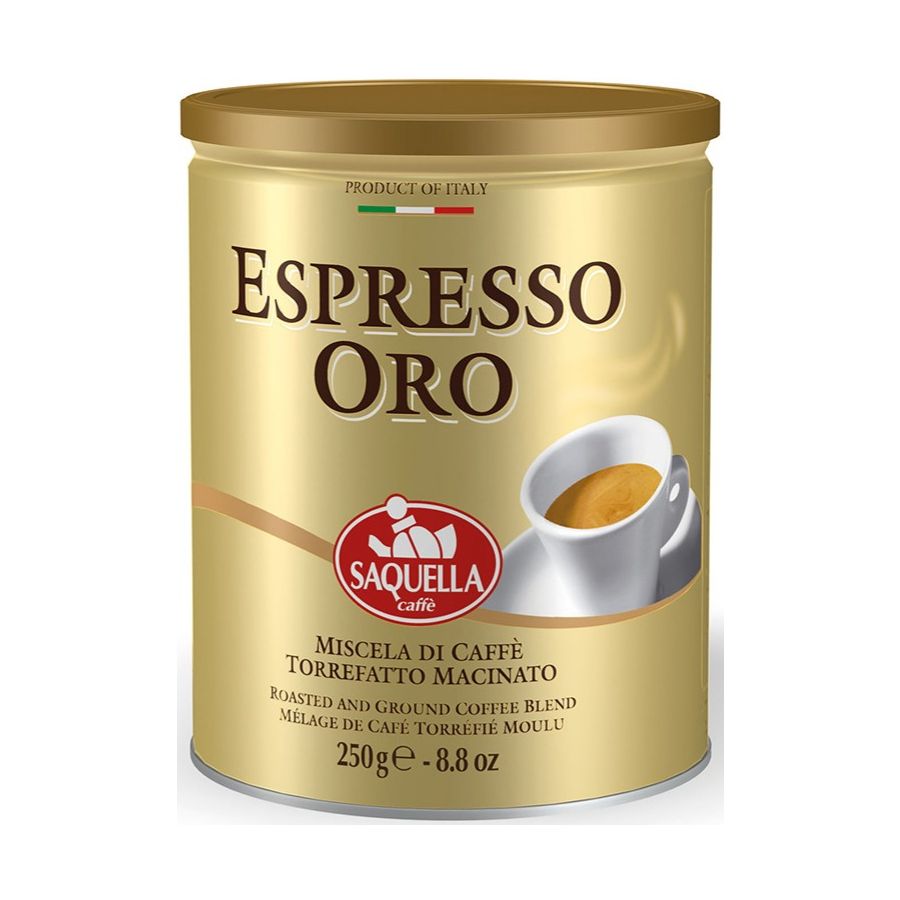 Saquella Espresso Oro 250 g jauhettu kahvi