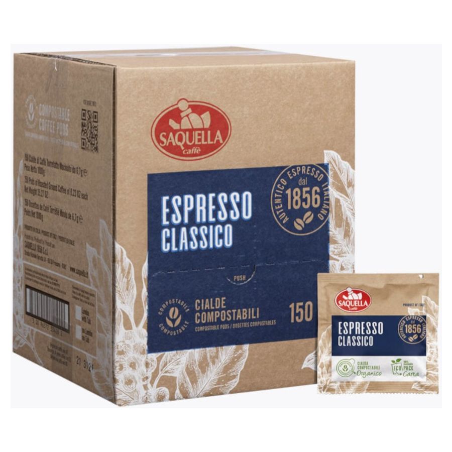Saquella Espresso Classico kahvinapit 150 kpl