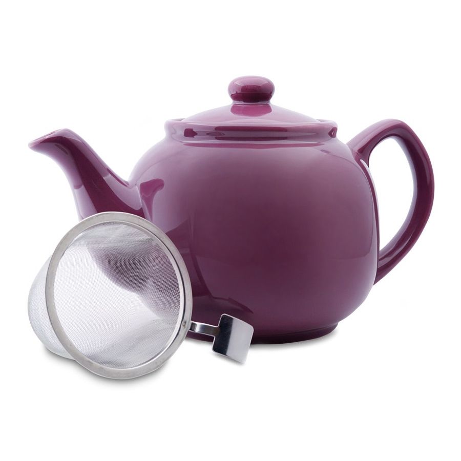 Shamila keraaminen teepannu siivilällä 1,2 l, violetti