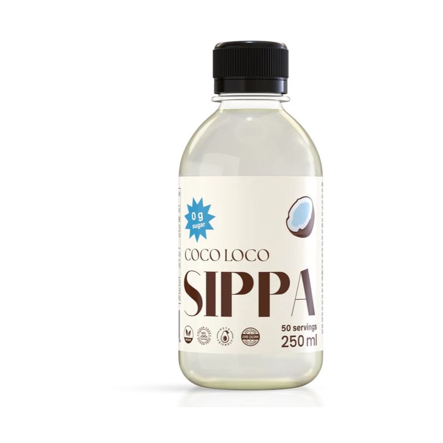 Sippa Coco Loco sokeriton makusiirappi 250 ml