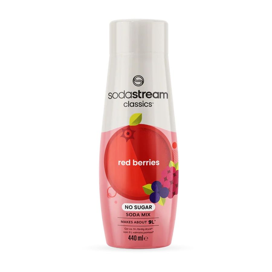 SodaStream Red Berries No Sugar juomatiiviste 440 ml