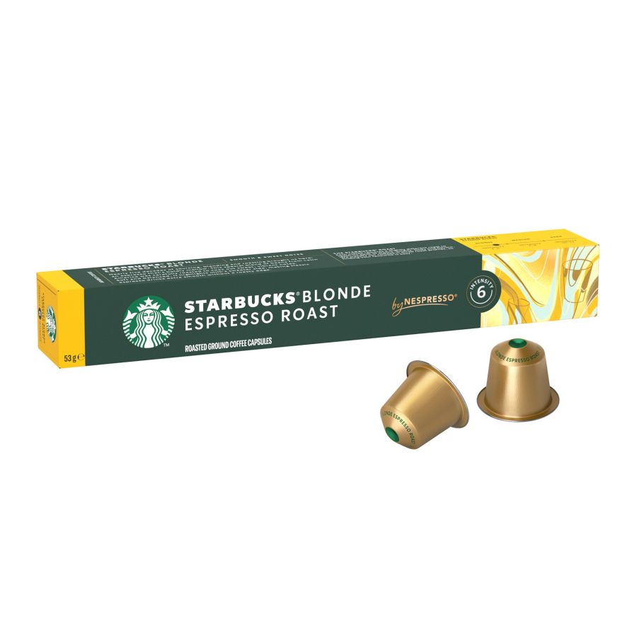 Starbucks Blonde Espresso Roast Nespresso-yhteensopivat kahvikapselit 10 kpl