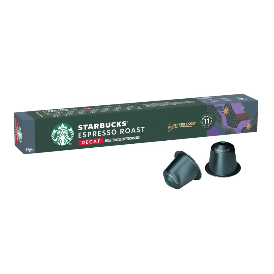 Starbucks Decaf Espresso Roast kofeiinittomat Nespresso-yhteensopivat kahvikapselit 10 kpl