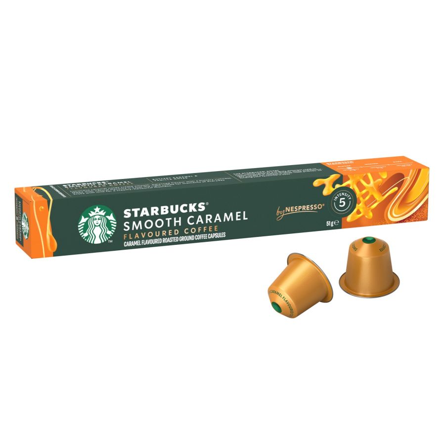 Starbucks Smooth Caramel Nespresso-yhteensopivat kahvikapselit 10 kpl