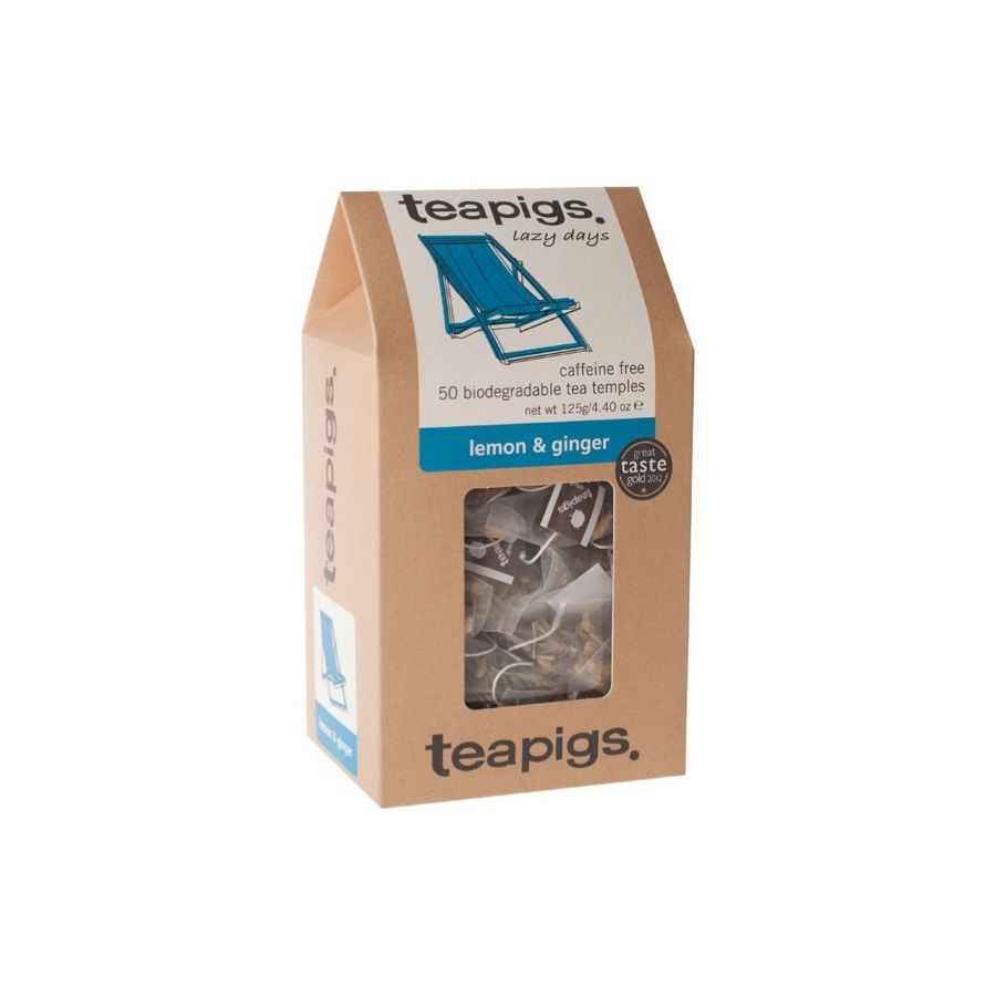 Teapigs Lemon & Ginger Tea 50 teepussia