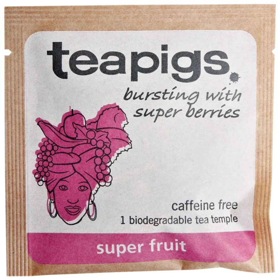 Teapigs Super Fruit, laatikko 50 teepussia