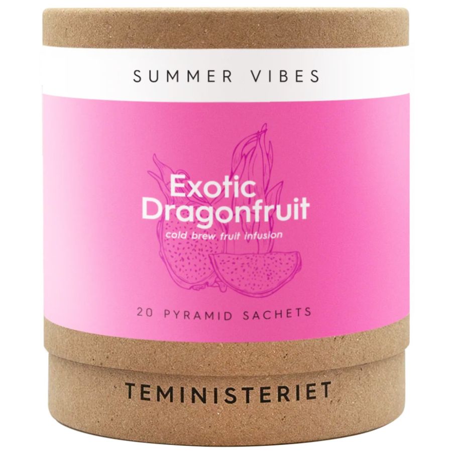 Teministeriet Summer Vibes Exotic Dragonfruit Cold Brew -tee, 20 teepussia