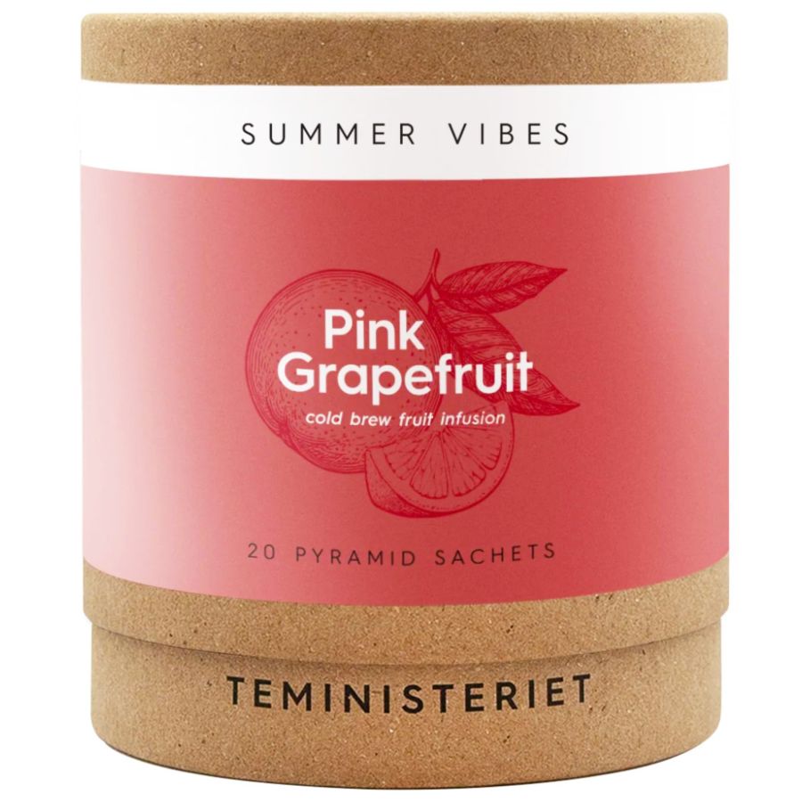 Teministeriet Summer Vibes Pink Grapefruit Cold Brew -tee, 20 teepussia