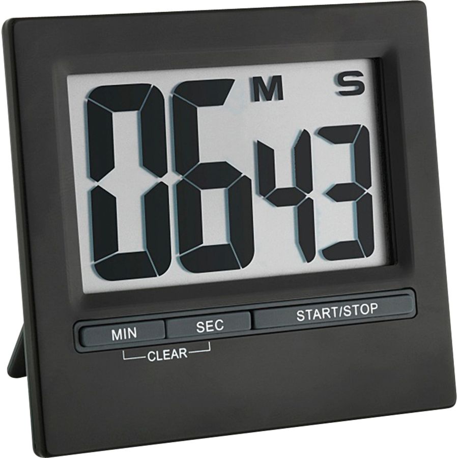 TFA digital timer och stoppur, aluminium