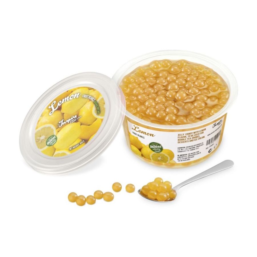 TIFC Boba Bubble Tea Fruit Pearls, Lemon 450 g