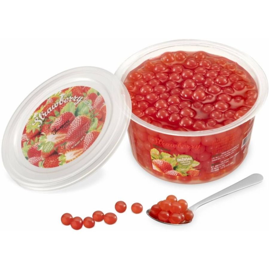 TIFC Boba Bubble Tea kuplatee-helmet, Strawberry 450 g