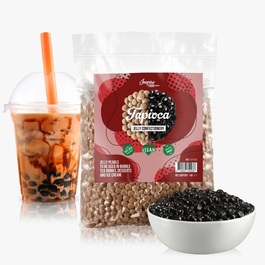 TIFC Tapioca Boba Bubble Tea Pearls tapiokapärlor 1 kg